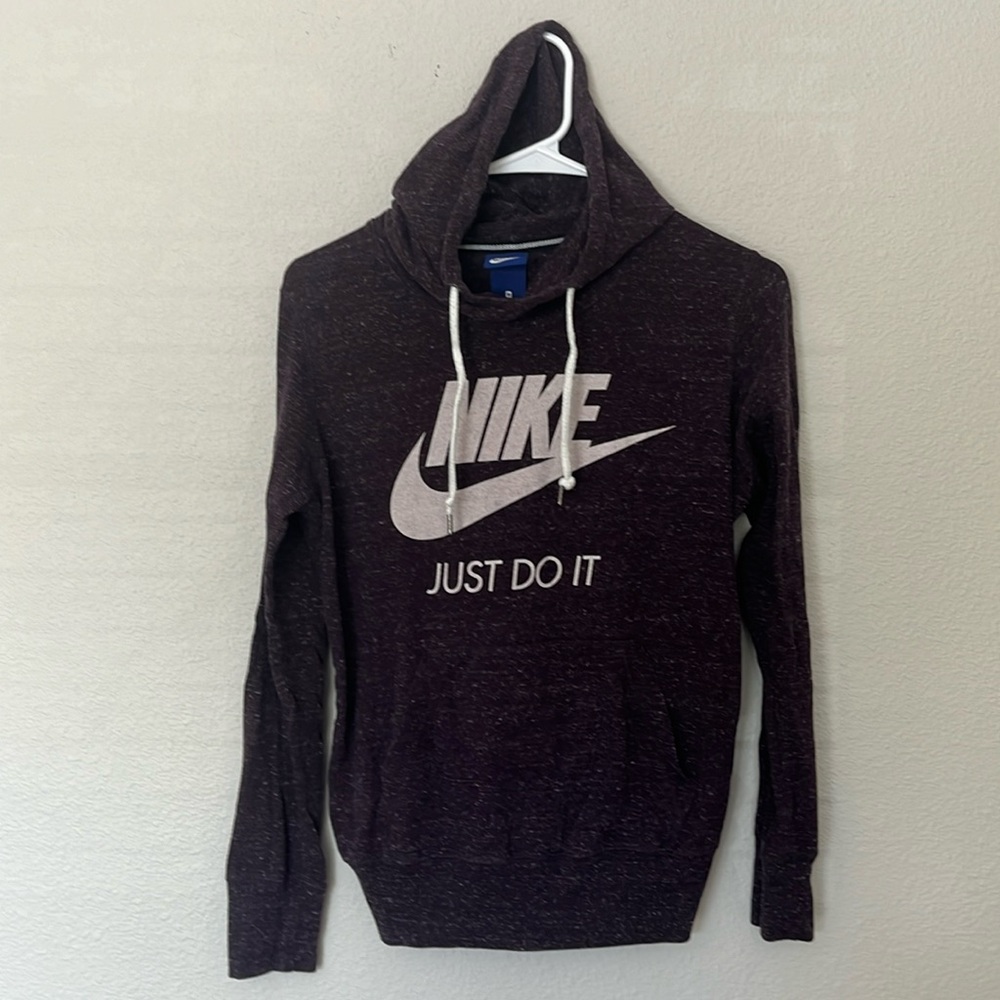 Heathered purple retro Nike hoodie